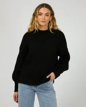Mari Knit Jumper Black
