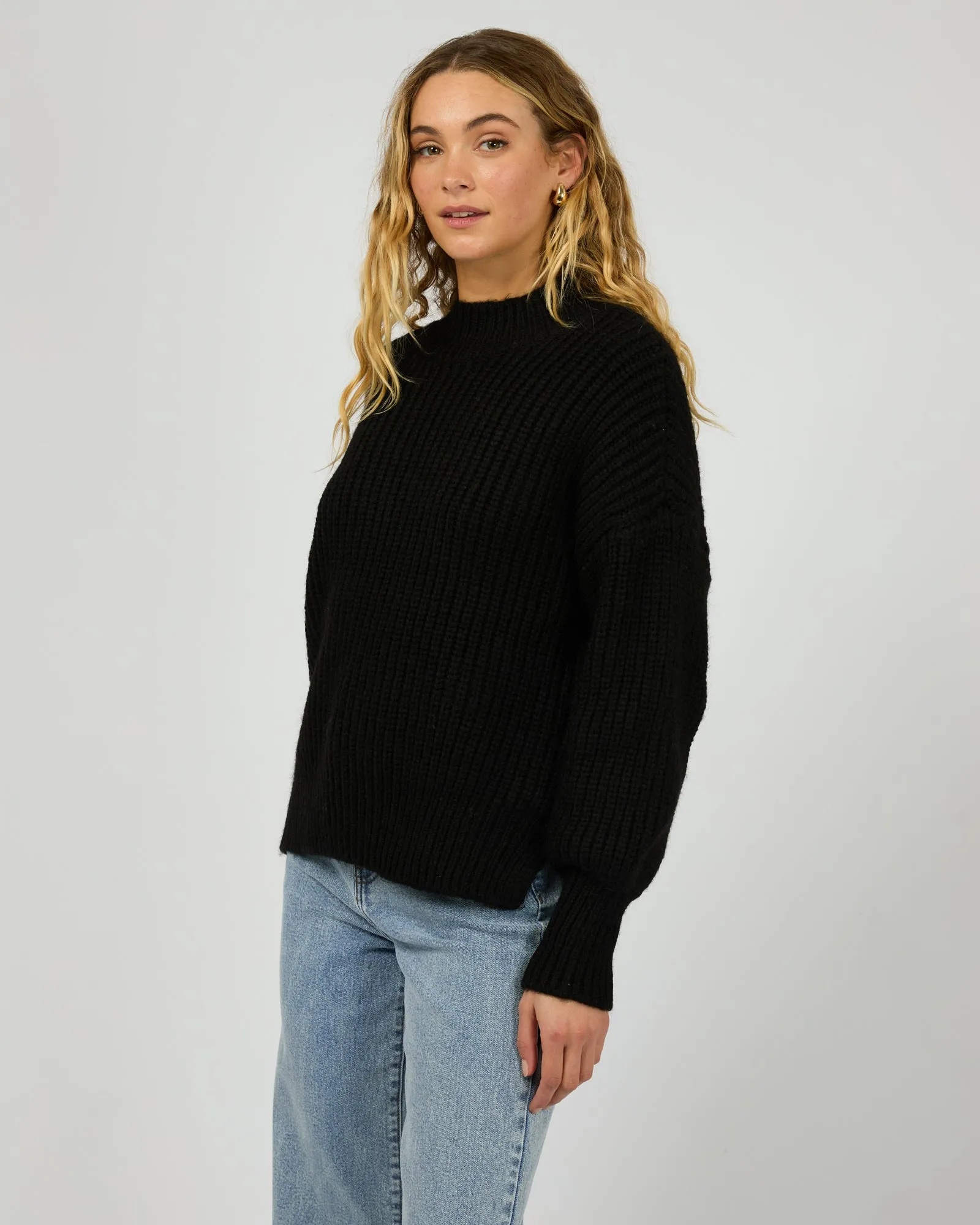 Mari Knit Jumper Black