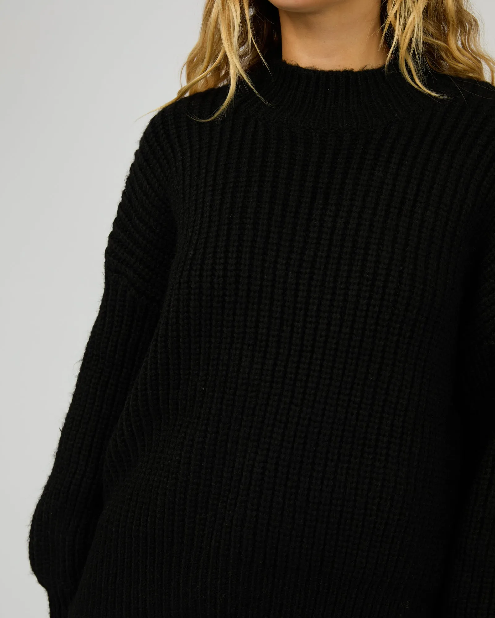 Mari Knit Jumper Black