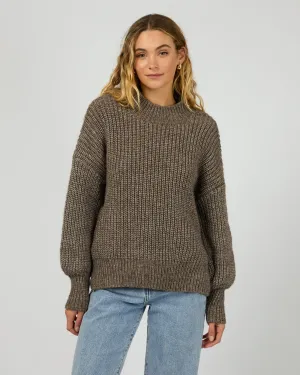 Mari Knit Jumper Brown