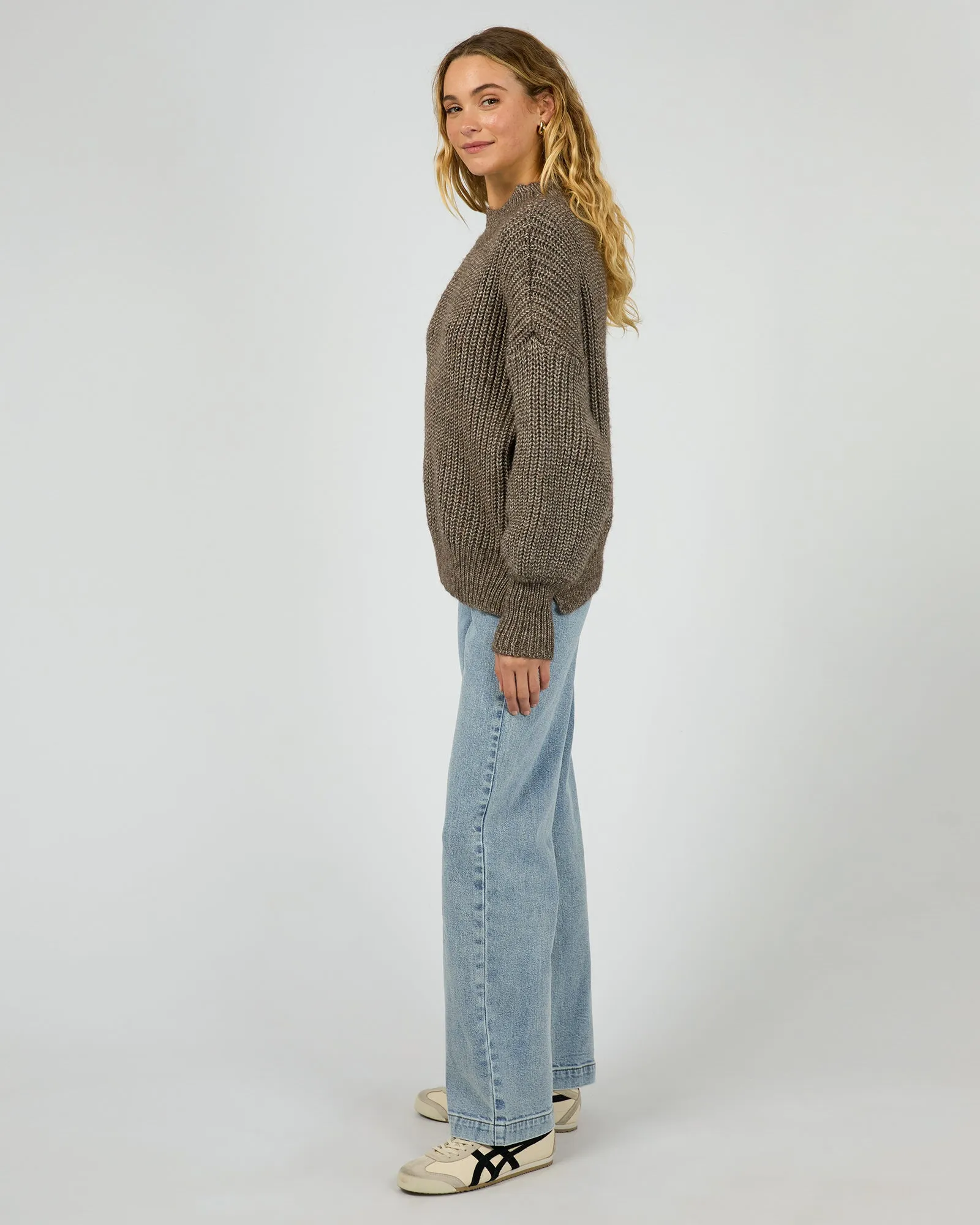 Mari Knit Jumper Brown