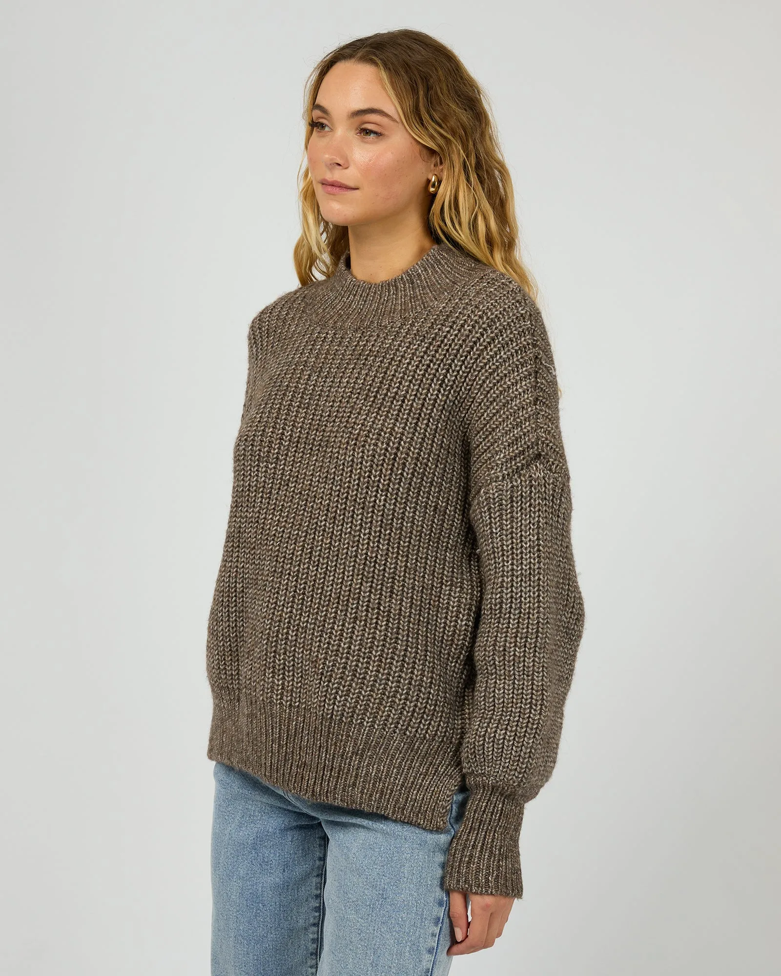 Mari Knit Jumper Brown