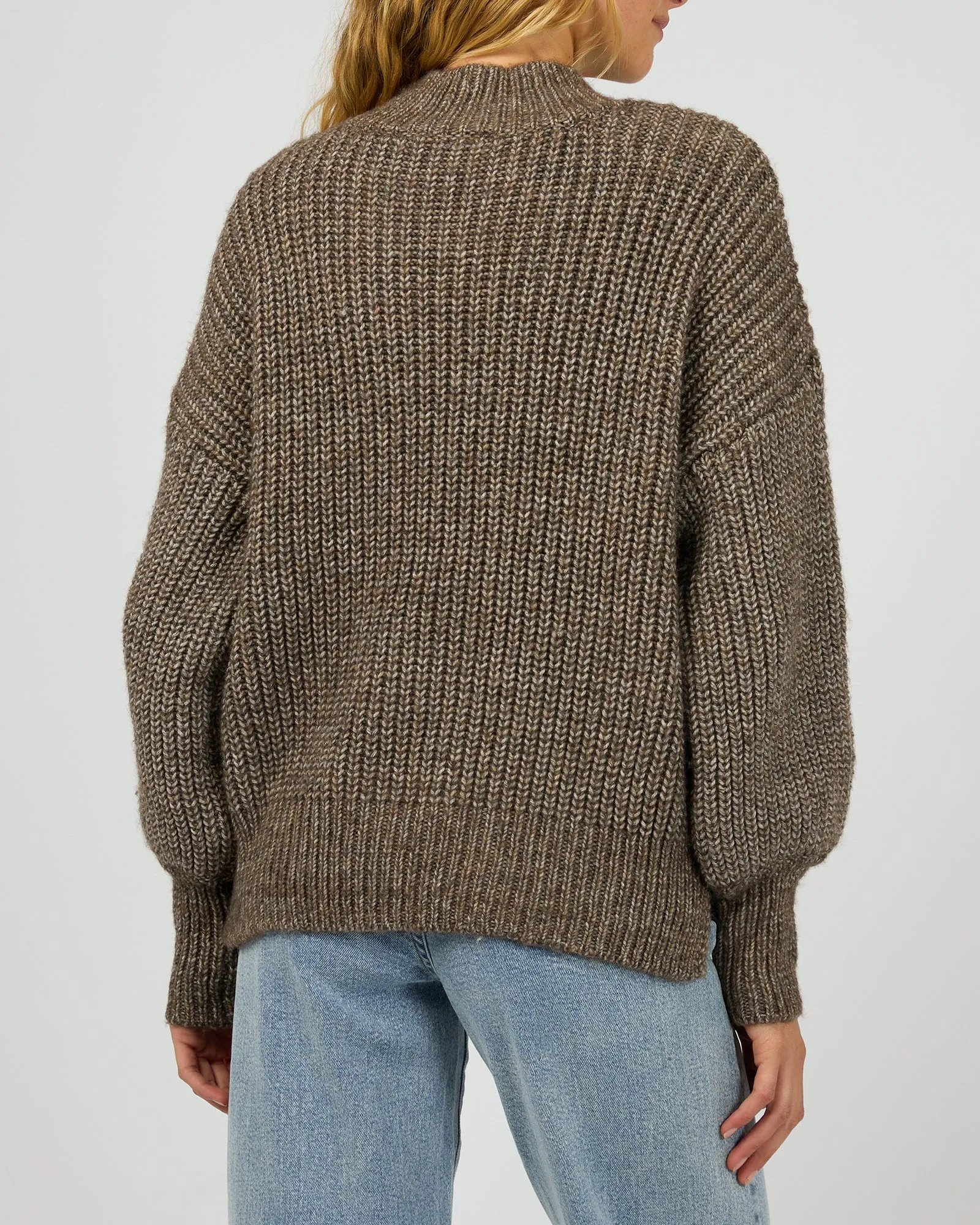 Mari Knit Jumper Brown