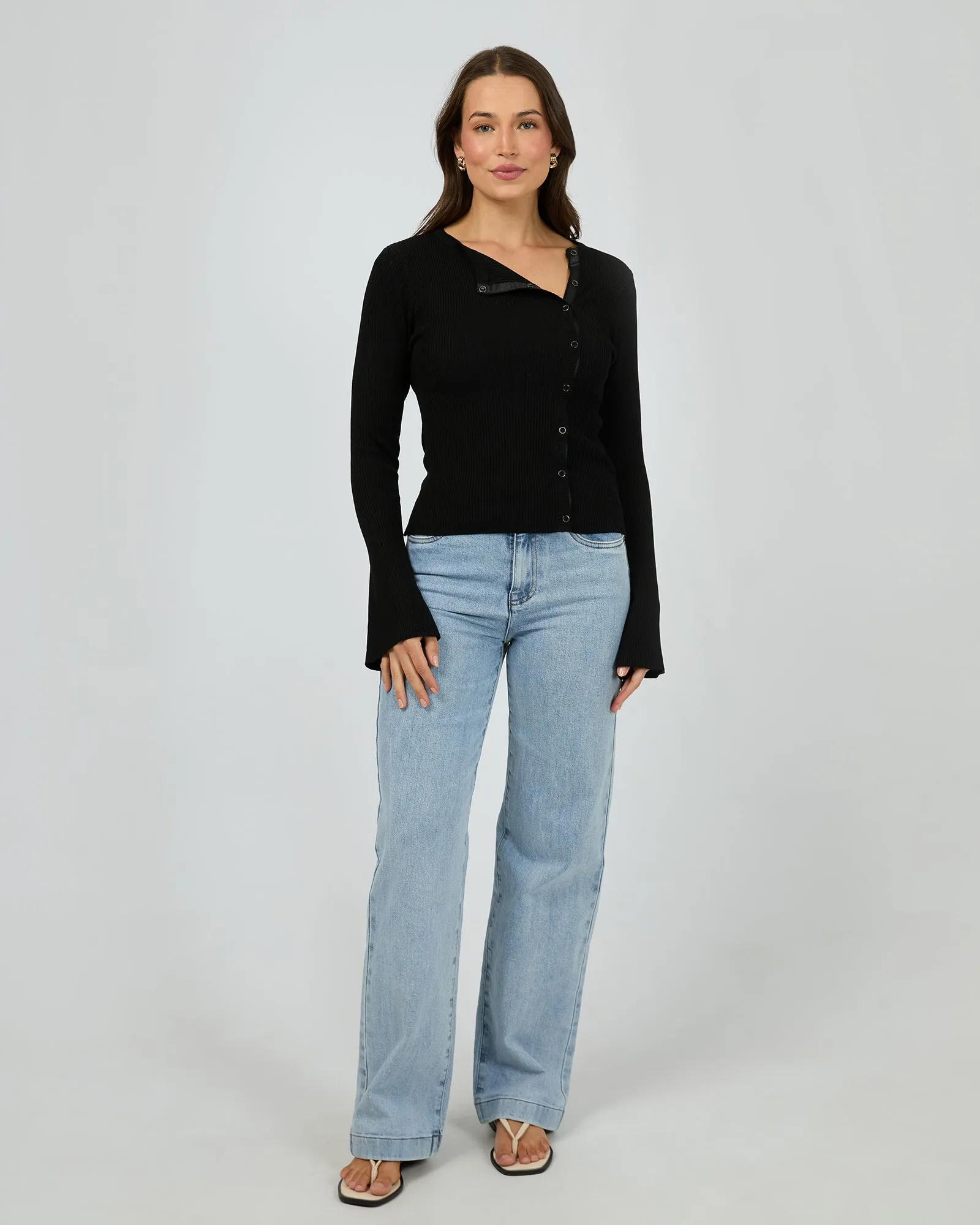 Marleigh Knit Long Sleeve Black