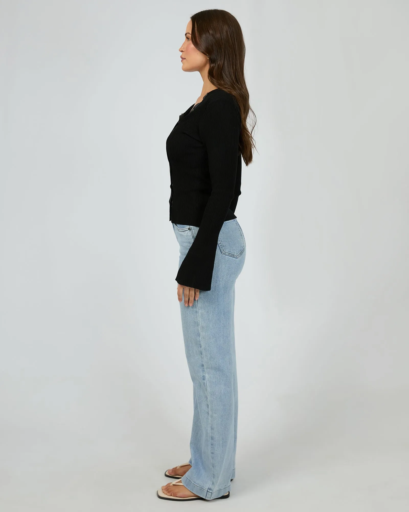 Marleigh Knit Long Sleeve Black