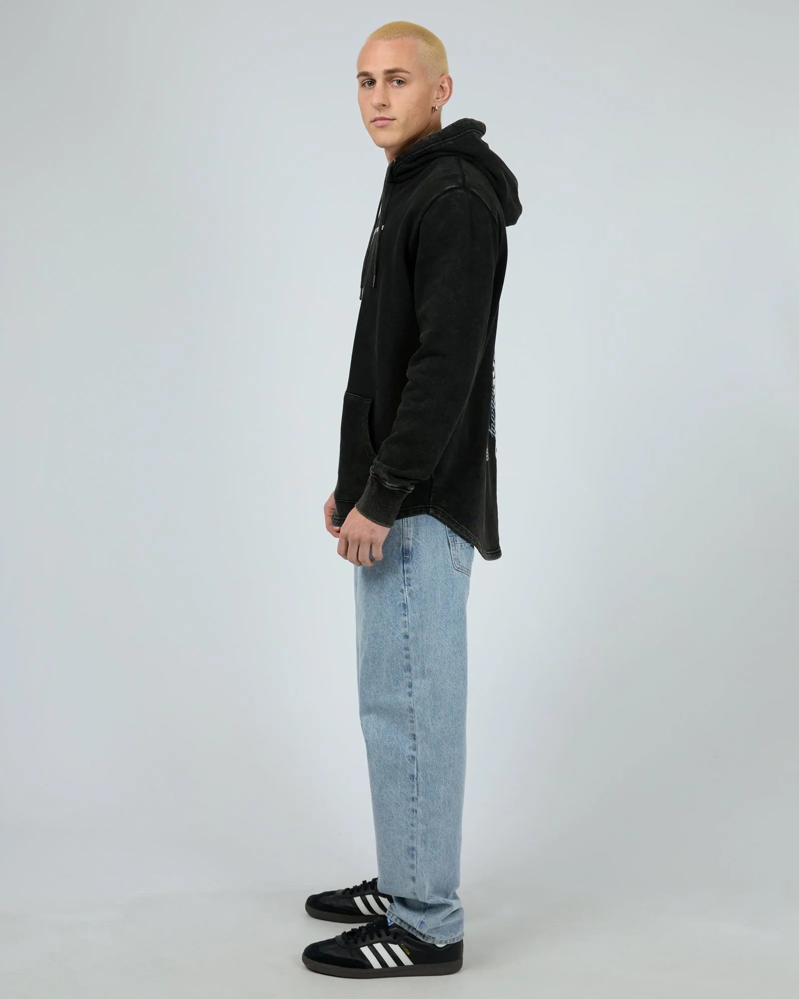 Members Hoodie Washed Black