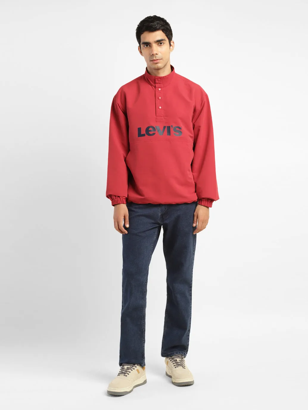 Mens Crew Neck Printed Tailored Jacket LEVI'S