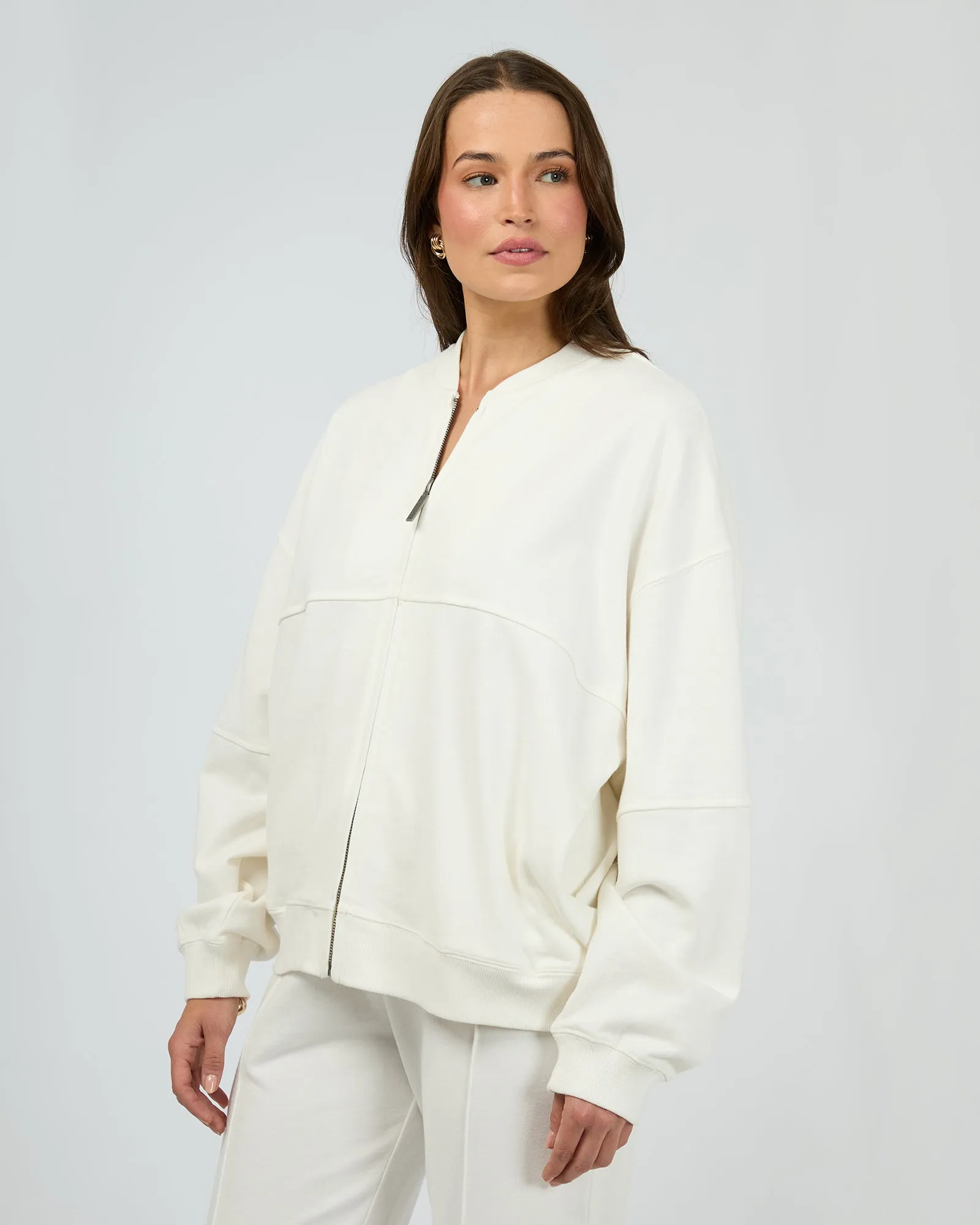 Nara Fleece Bomber Vintage White
