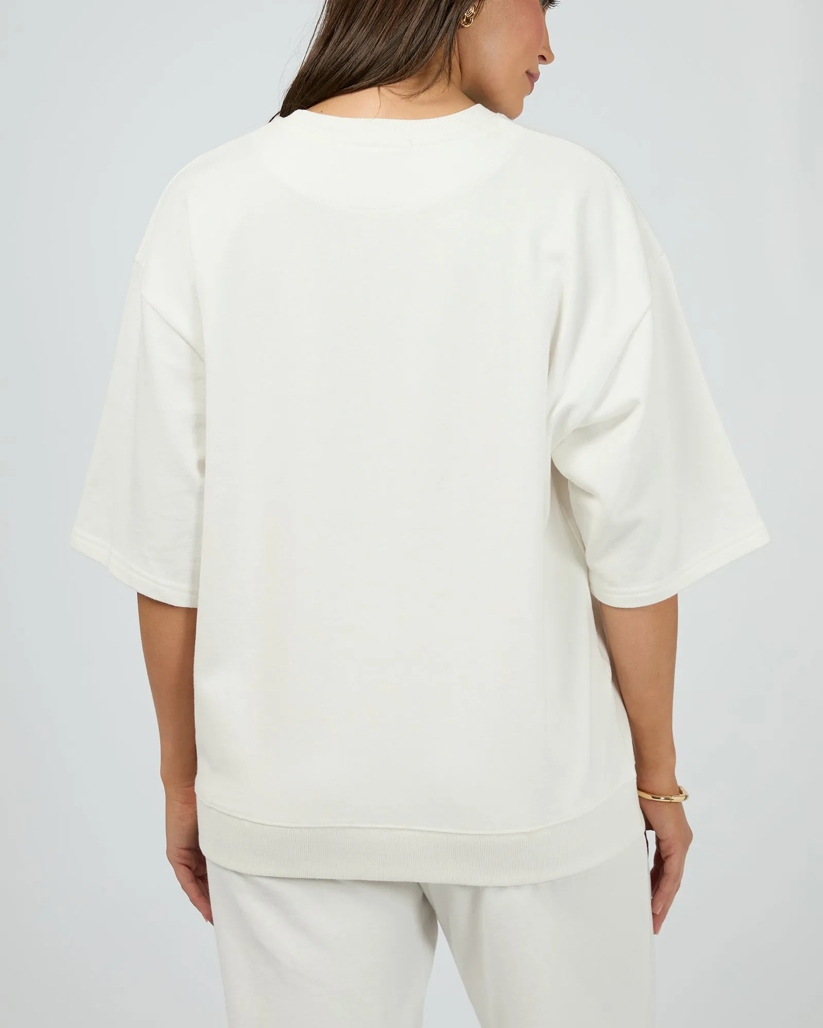 Nara Fleece Tee Vintage White