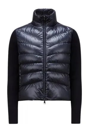 Padded Wool Cardigan