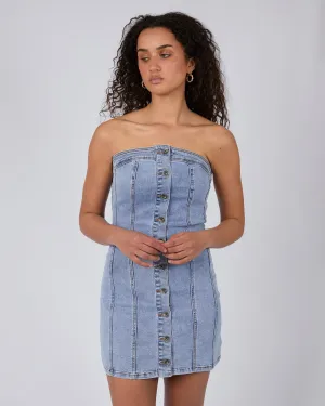 Paige Mini Dress Light Blue