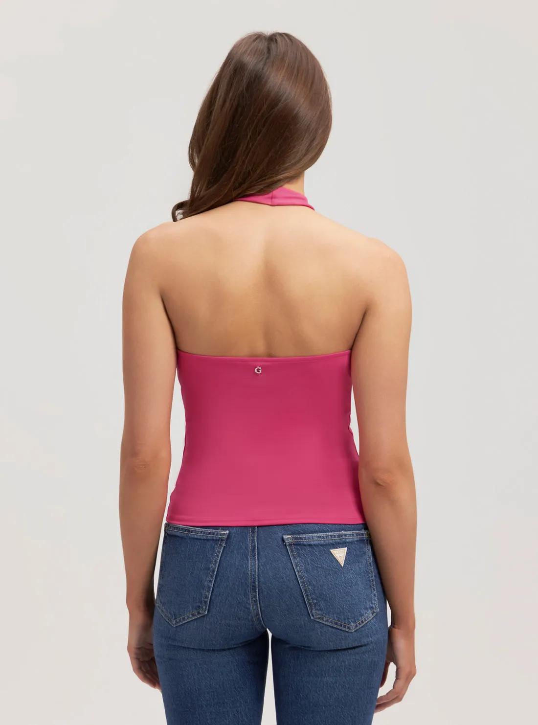 Pink Halter Kamia Top Guess