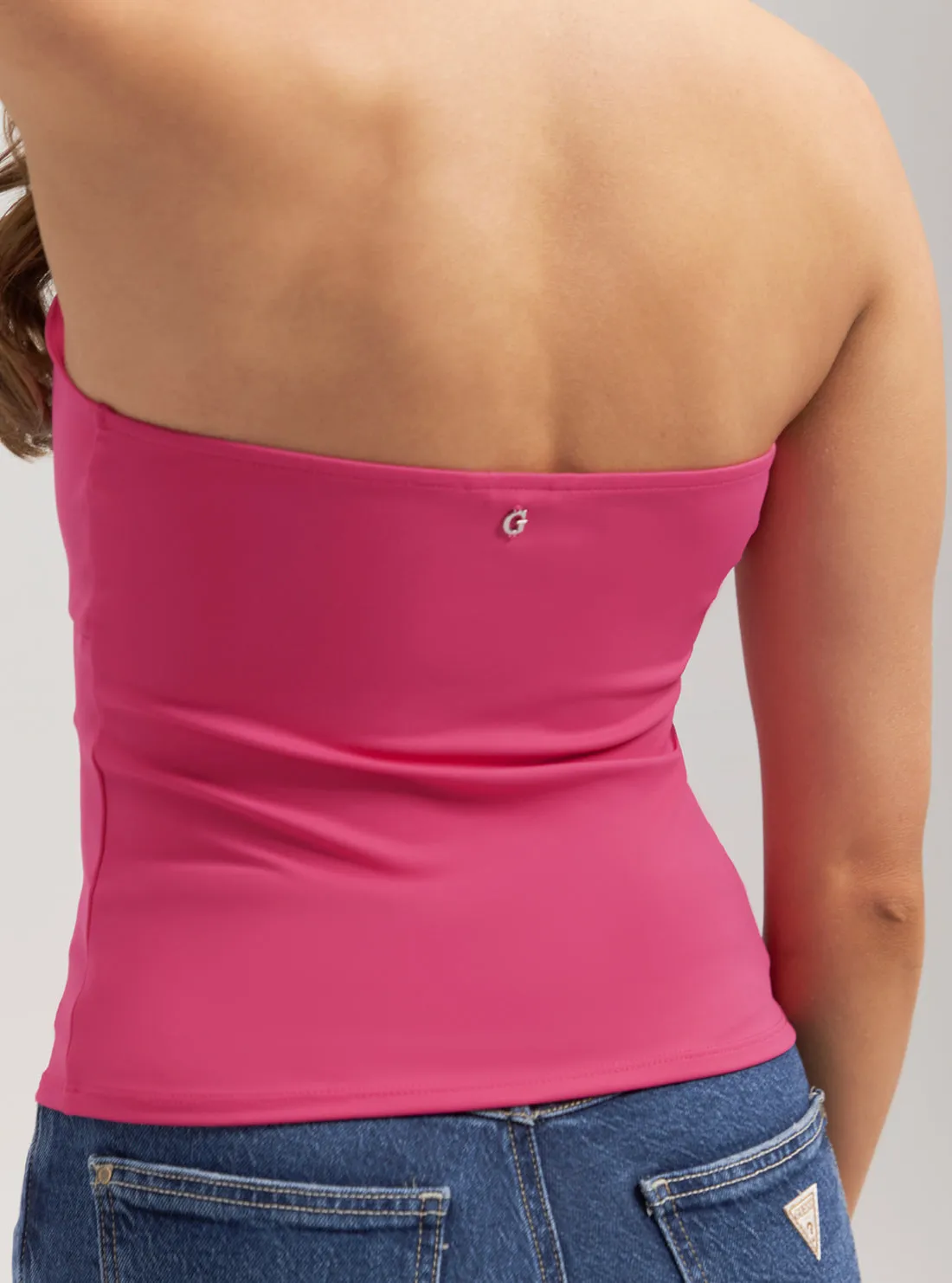 Pink Halter Kamia Top Guess