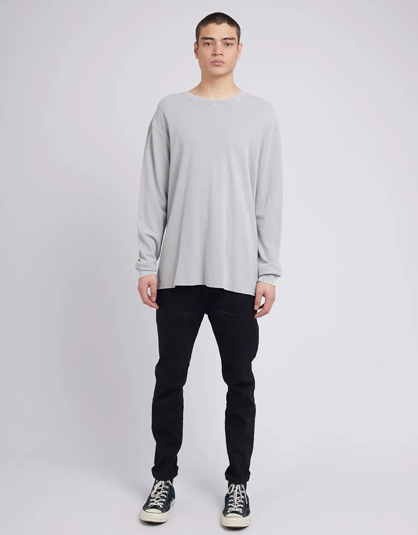 Pique Long Sleeve Grey