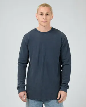 Pique Long Sleeve Navy