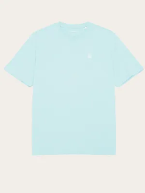 Regular fit Badge t-shirt - Aqua-Esque Knowledge Cotton