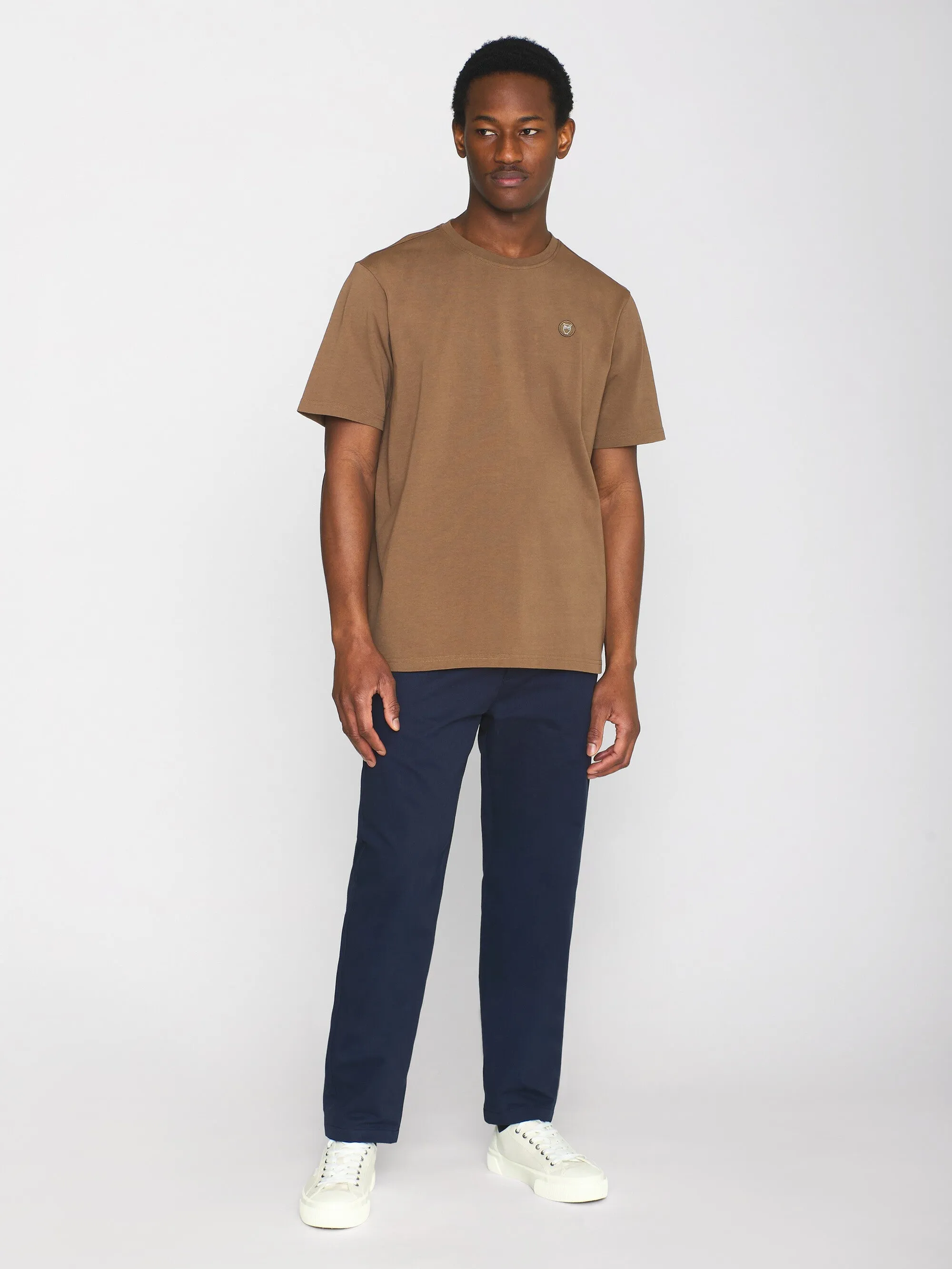 Regular fit Badge t-shirt - Cub Knowledge Cotton