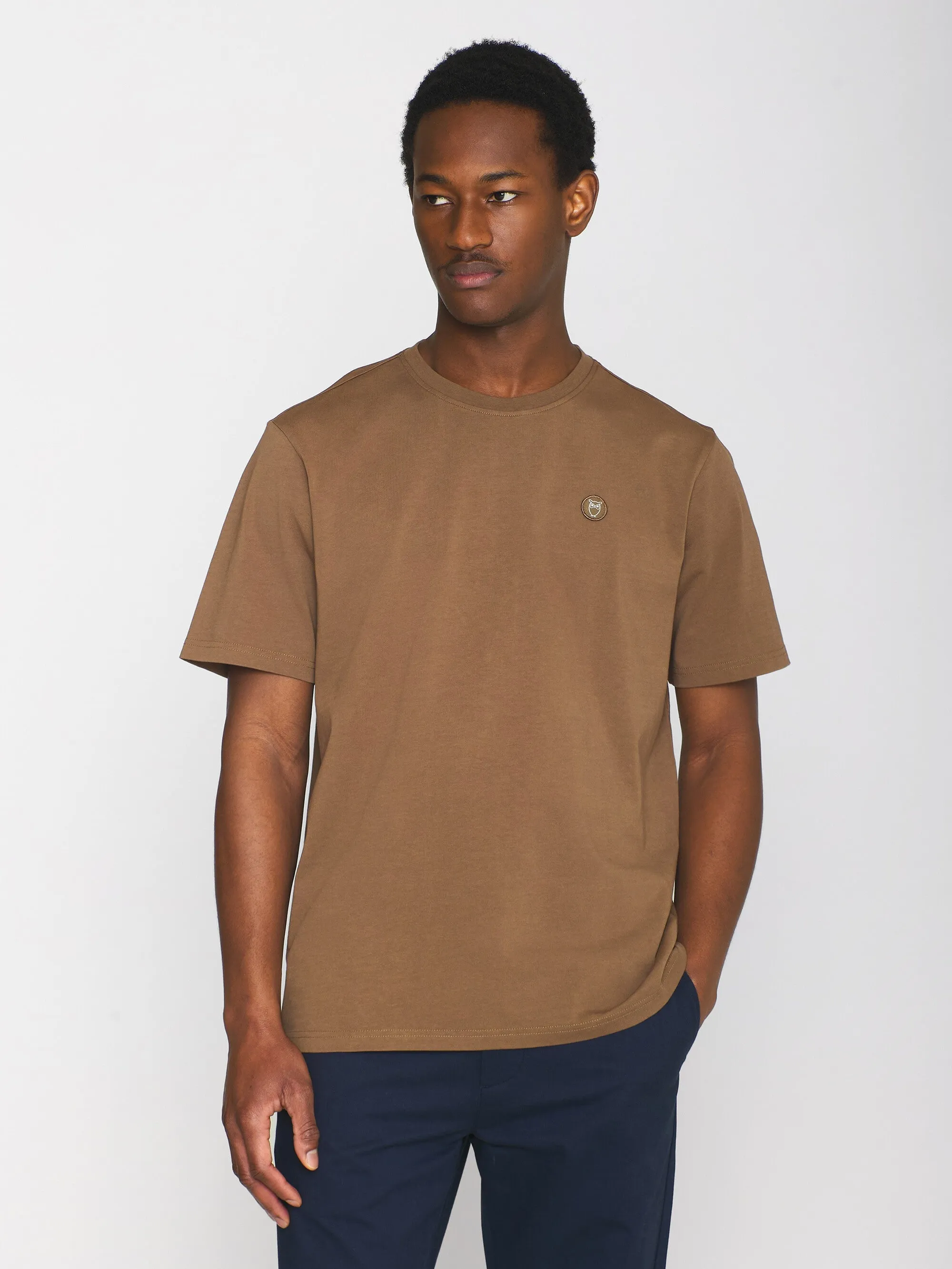 Regular fit Badge t-shirt - Cub Knowledge Cotton