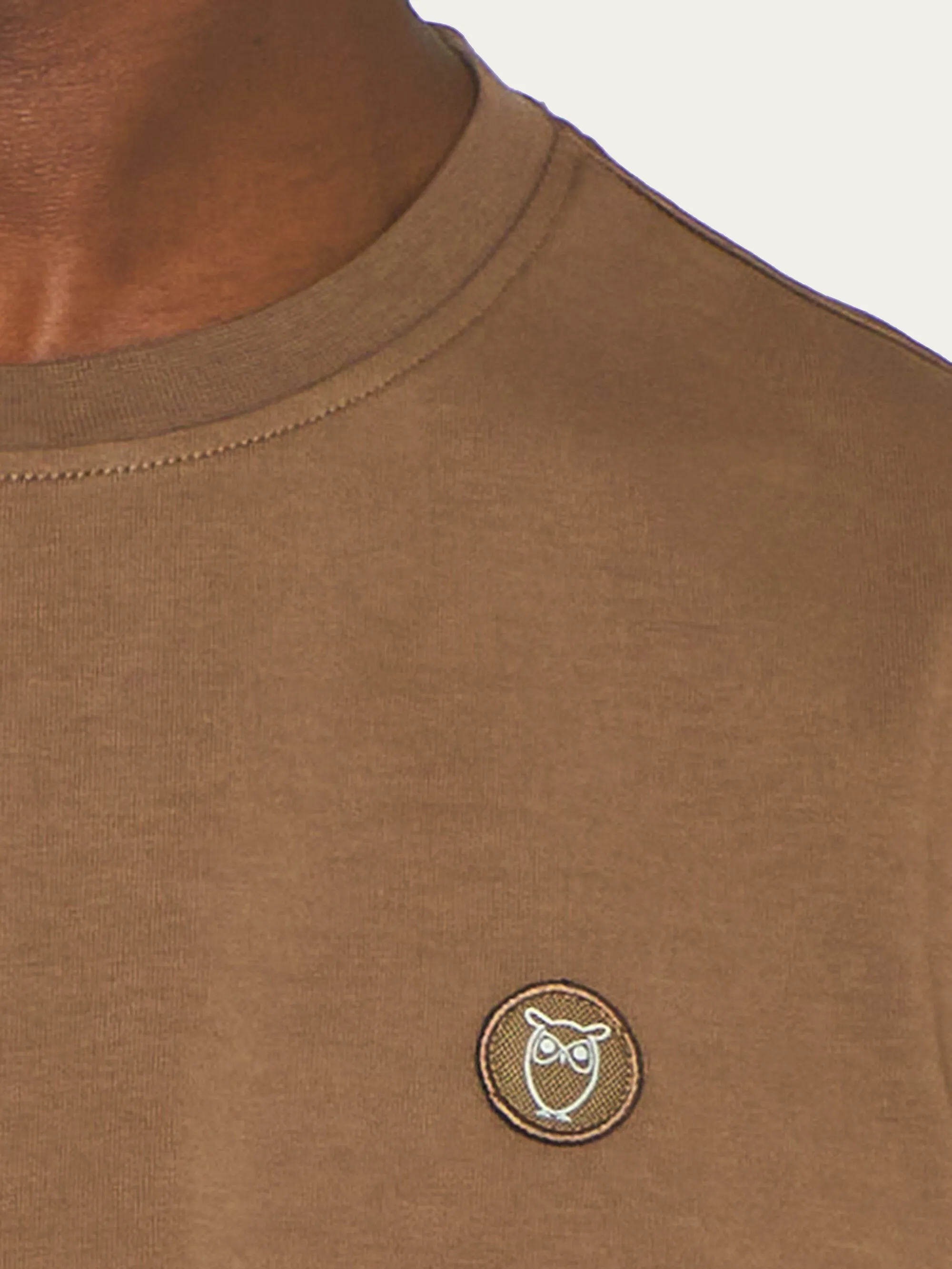 Regular fit Badge t-shirt - Cub Knowledge Cotton
