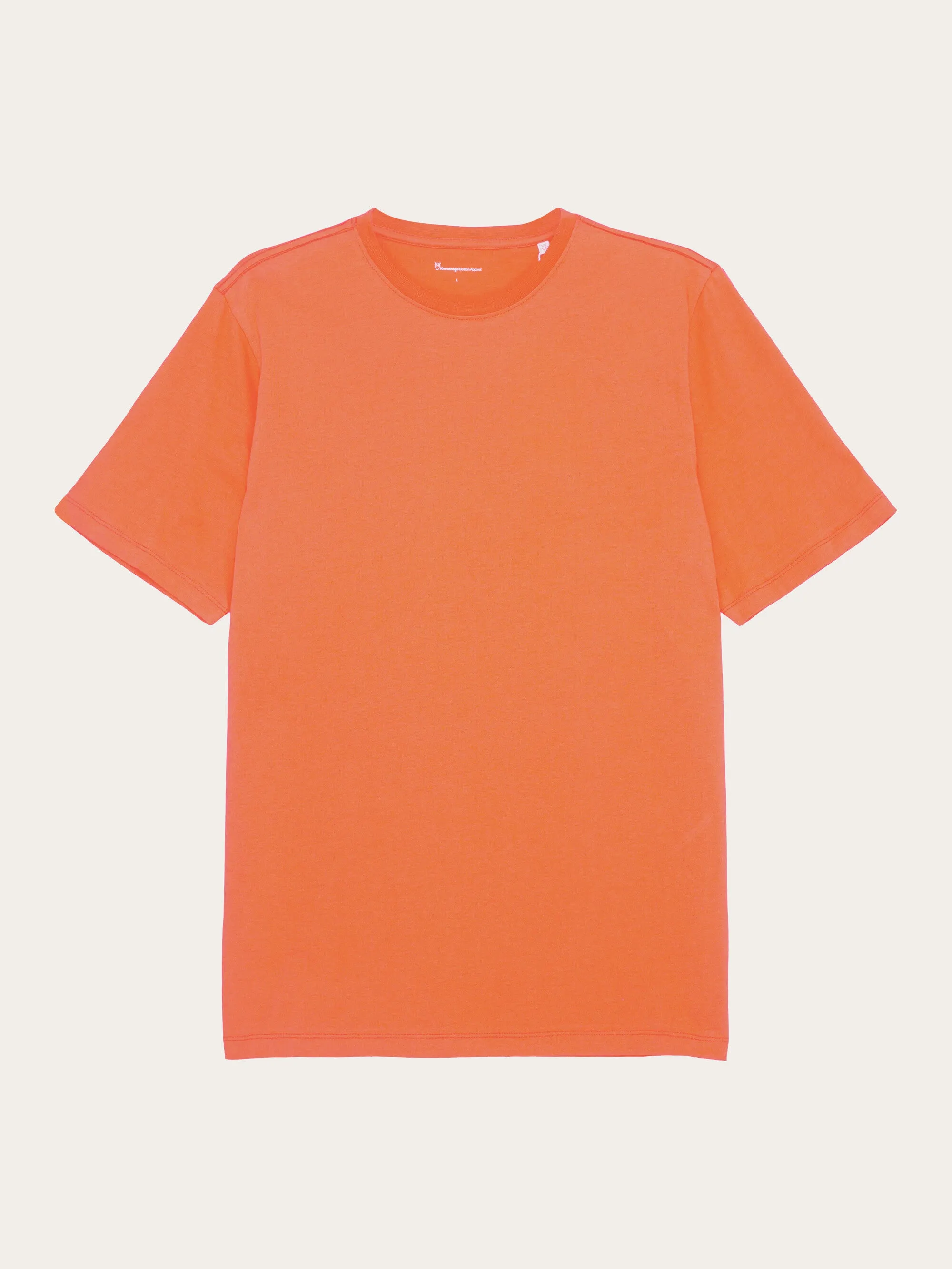 Regular fit Basic tee - Langoustino Knowledge Cotton