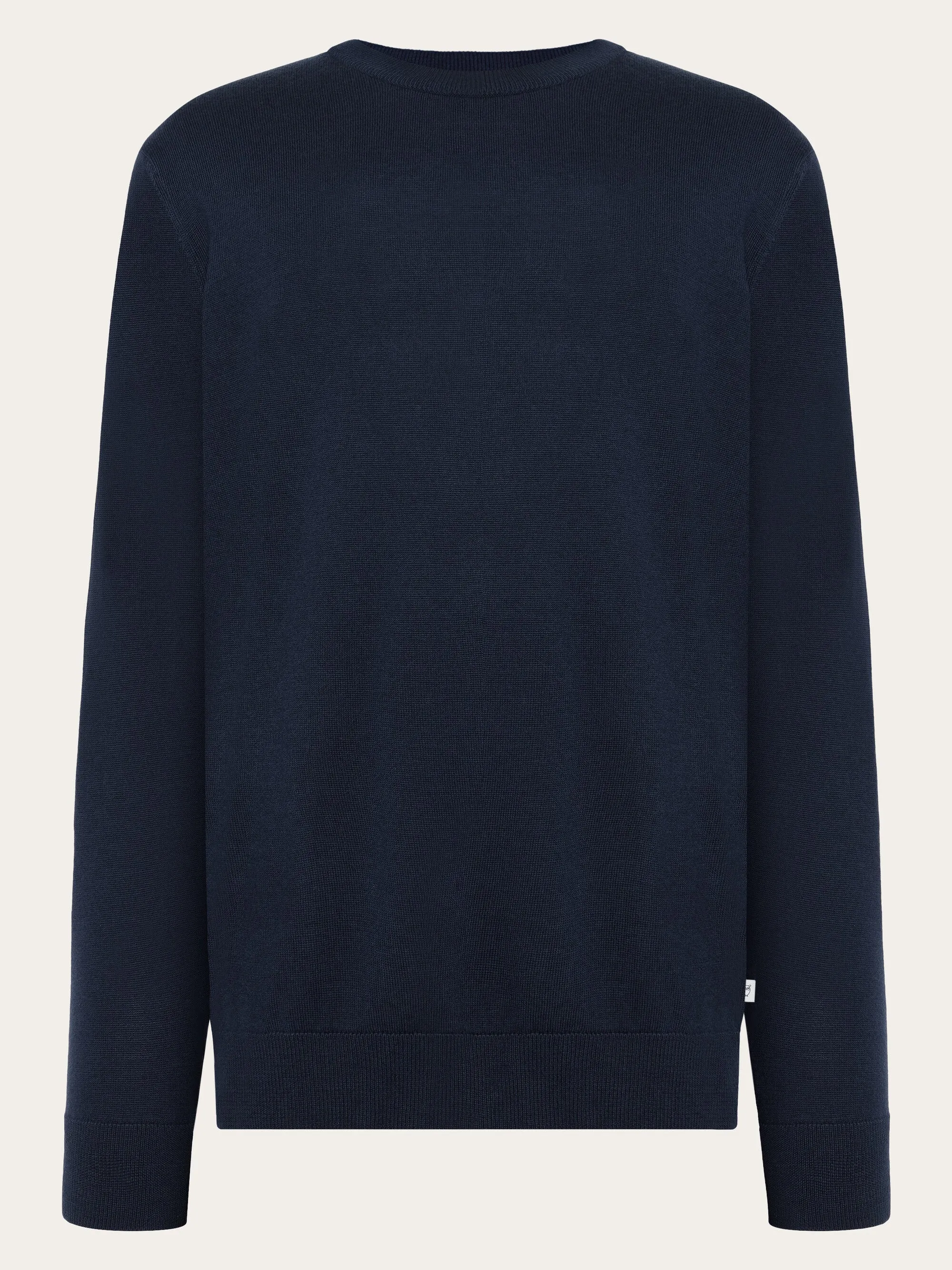 Regular merino knit crew neck - RWS - Total Eclipse Knowledge Cotton