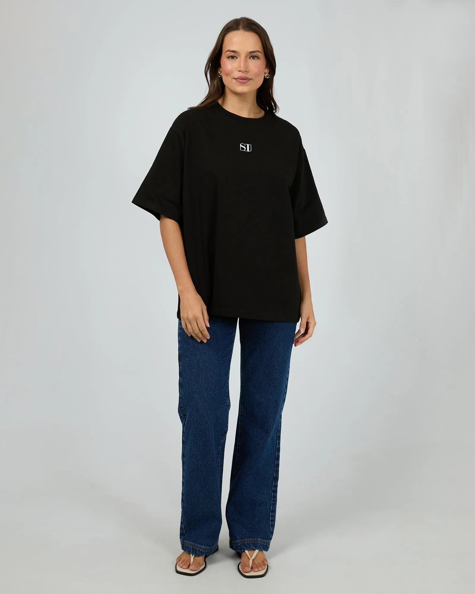 Silent Luxe Tee Black