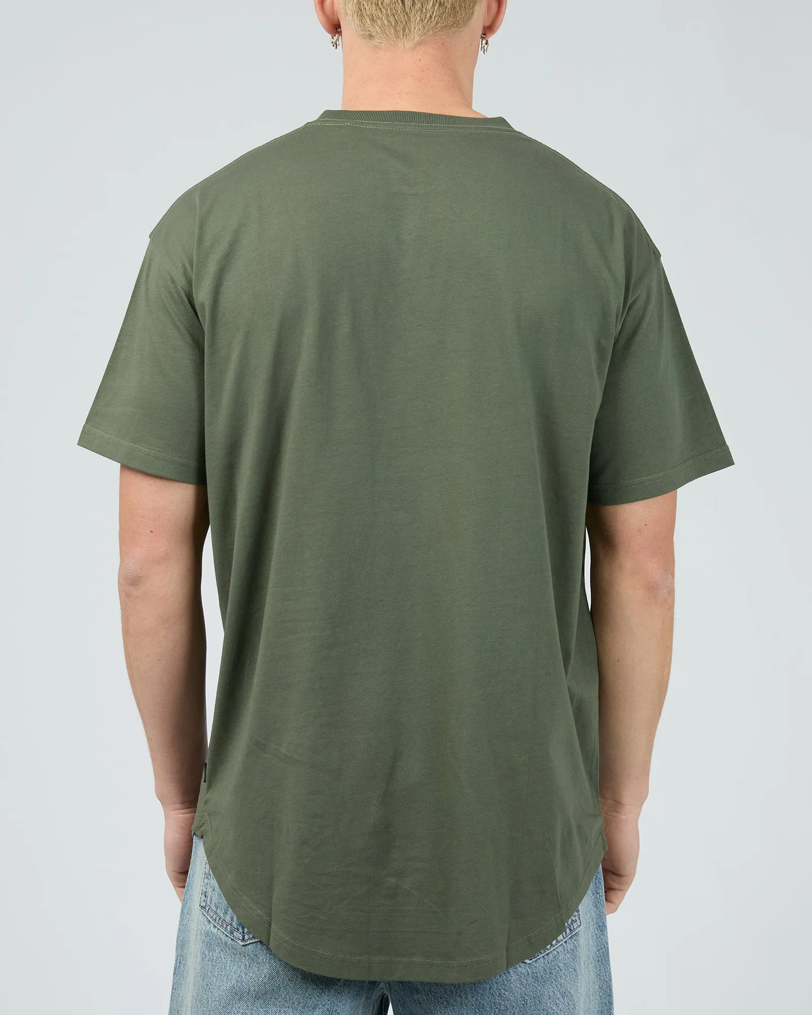 Solid Tail Tee Khaki