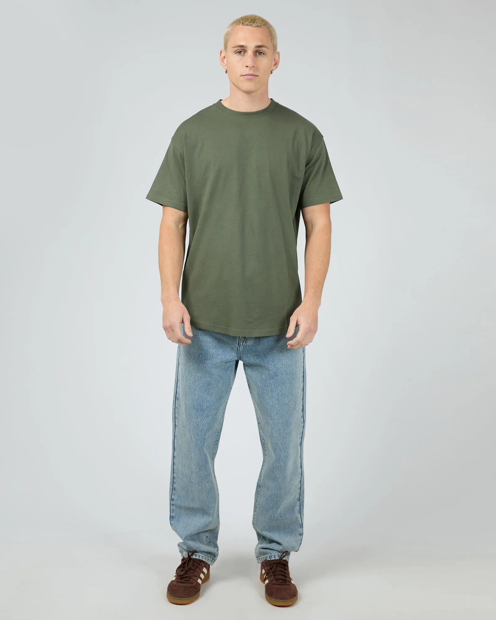 Solid Tail Tee Khaki