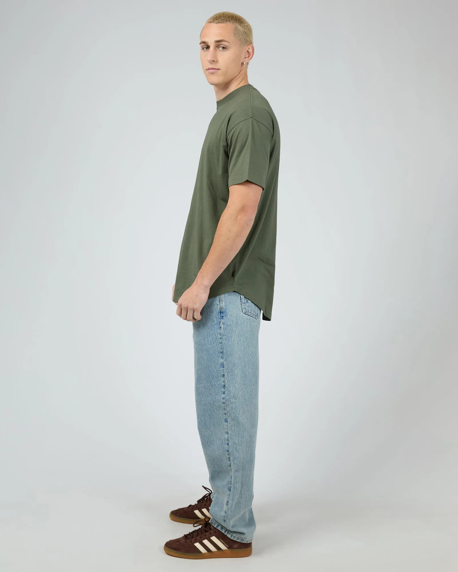 Solid Tail Tee Khaki