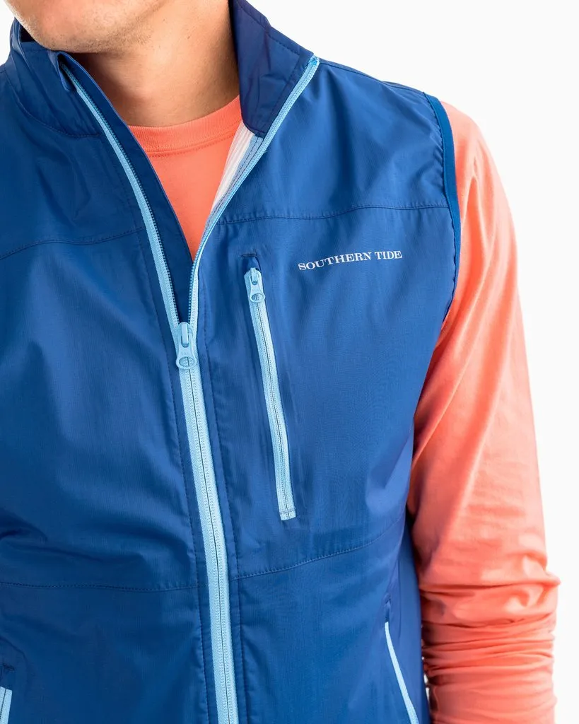 Southern Tide Mens Southport Vest - Blue Night