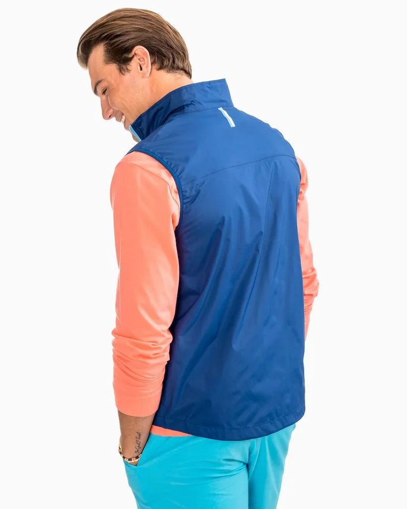 Southern Tide Mens Southport Vest - Blue Night