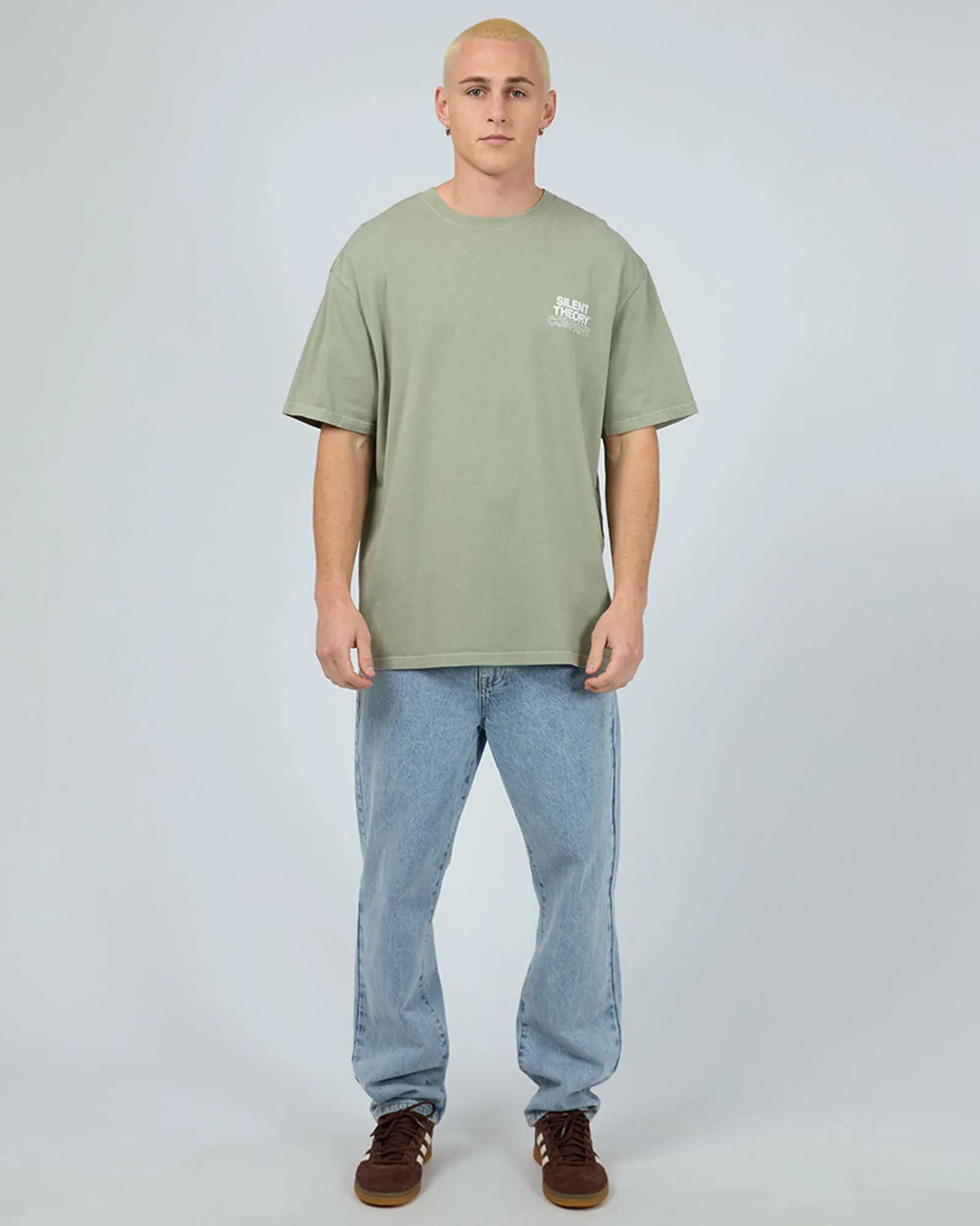 Stacked Tee Sage