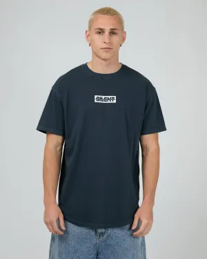 Straight Edge Tee Navy