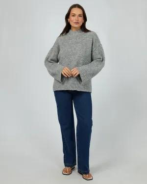 Suki Knit Jumper Grey Marle