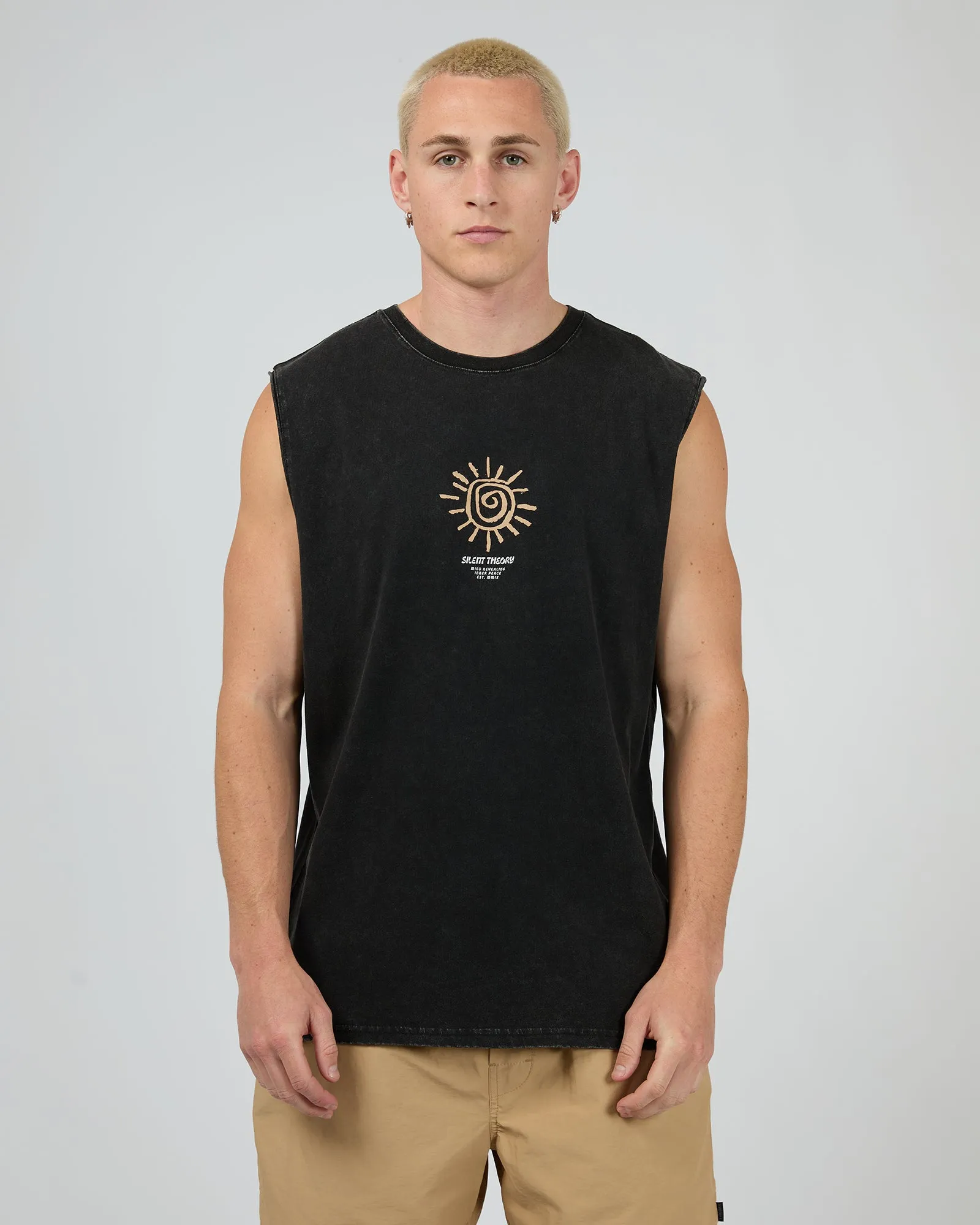 Sunny Muscle Washed Black