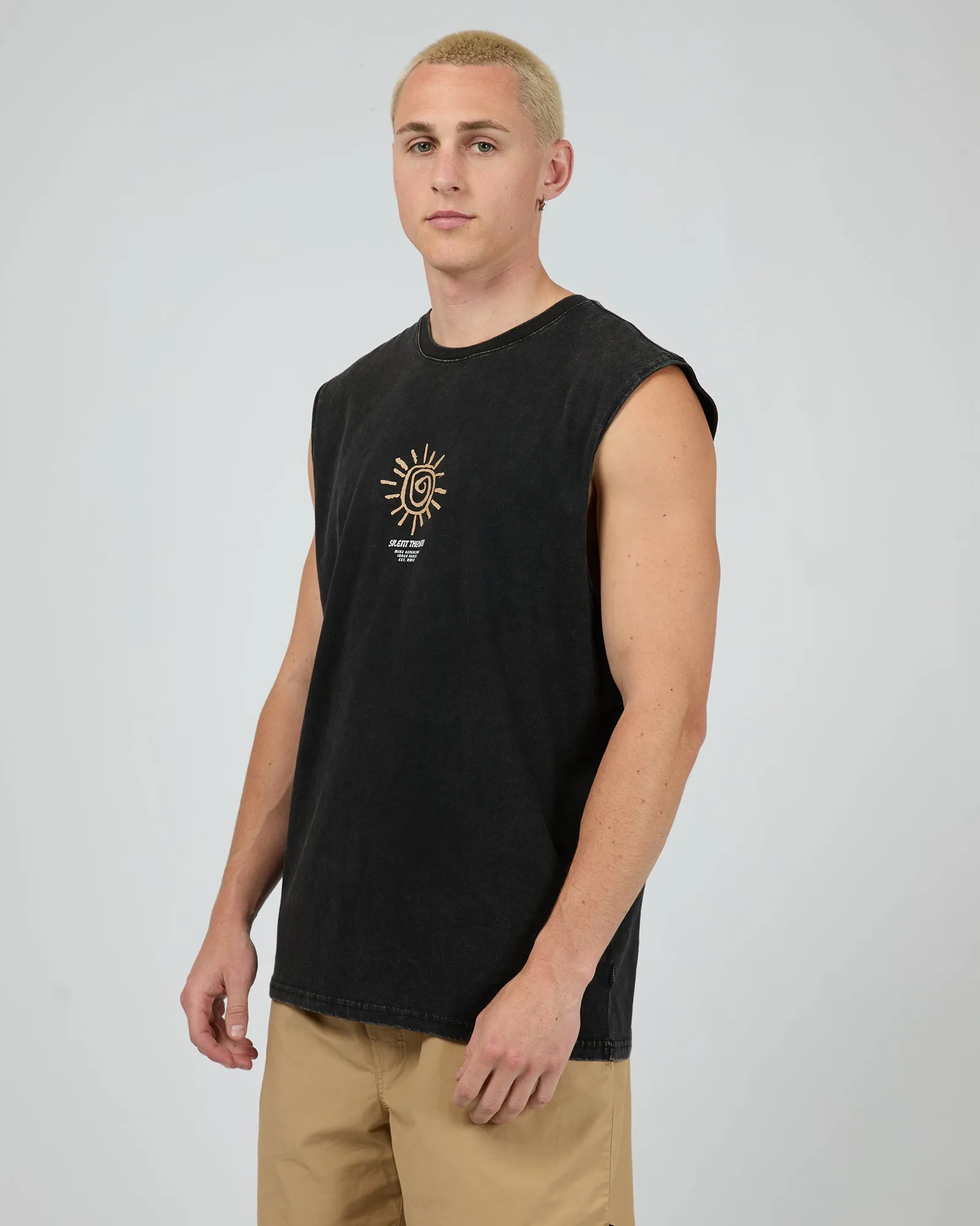 Sunny Muscle Washed Black