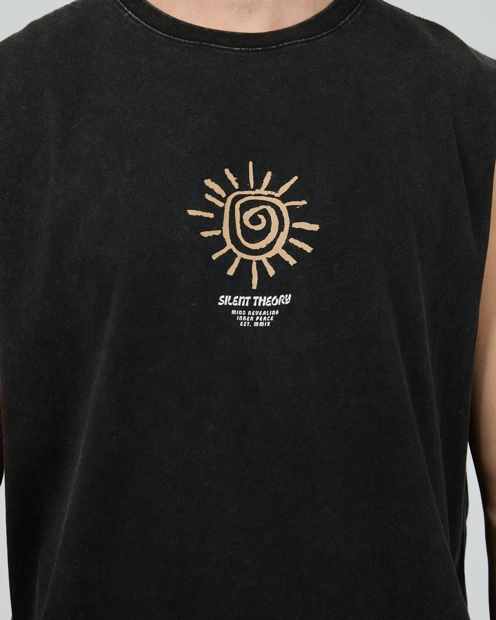 Sunny Muscle Washed Black