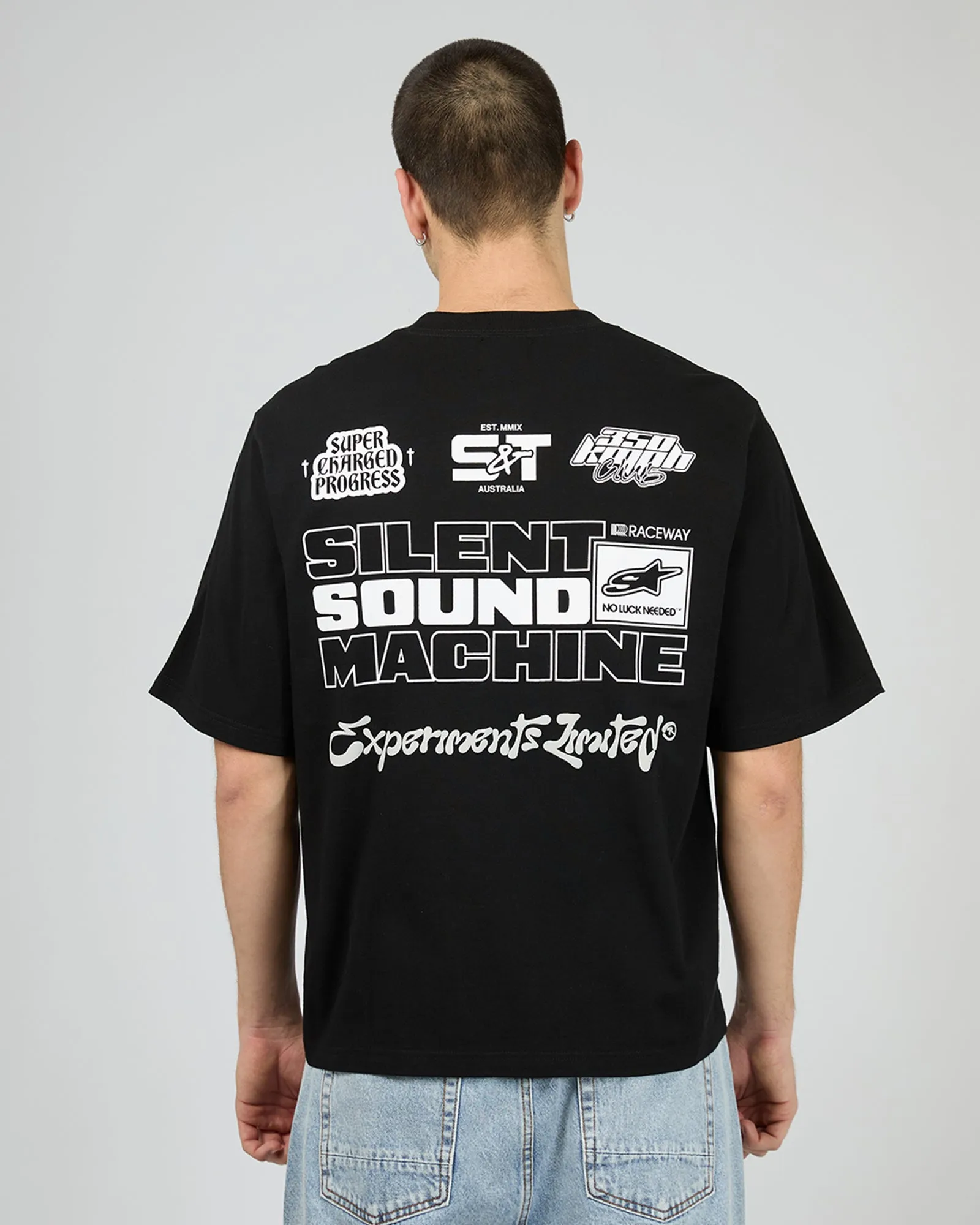 Super Charged Tee Black