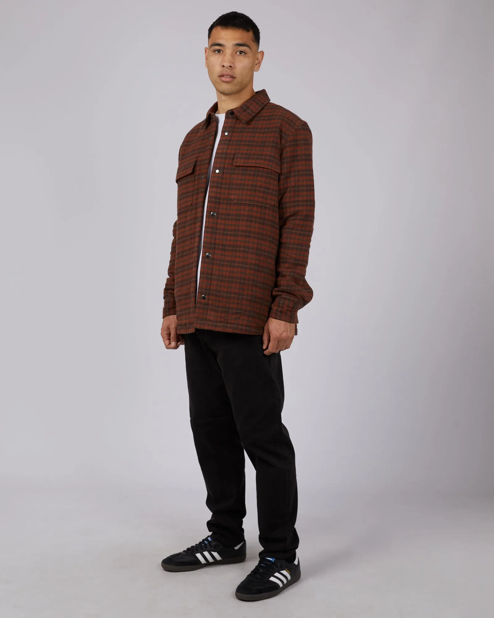 Trek Check Shacket Multicoloured