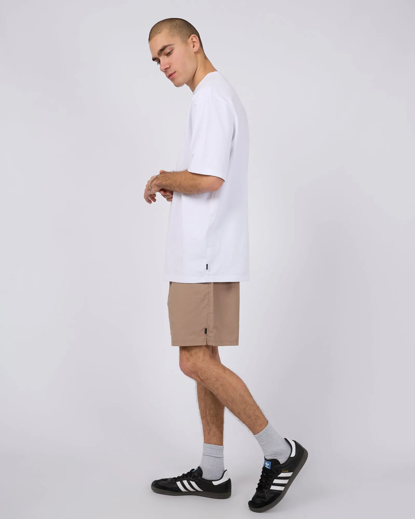 Vacay Nylon Short Mushroom
