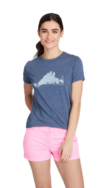Vineyard Vines Martha's Vineyard Island Graphic Tee - Deep Bay